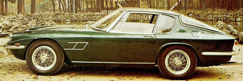 Frua designed 1963 Maserati Mistrale